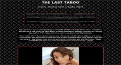 Desktop Screenshot of lasttaboo.com